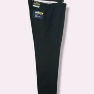 Stafford Classic Fit Easy Care Flat Front Stretch Fabric Dress Pants 40x29